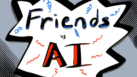 Cover for Friends vs. AI